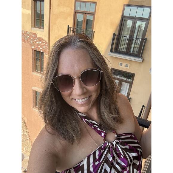 Womens Express Modern Straight 2 Brown Faux High Waisted Leather Pants - Picture 5 of 12